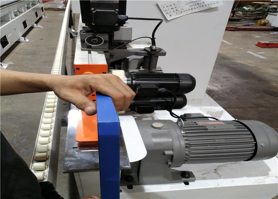 23m / mnt Mesin Banding Tepi PVC Otomatis Dengan Pembulatan Sudut